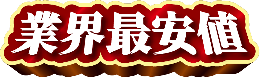 業界最安値